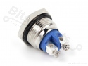 Drukcontact metaal rond 18mm 250V/3A